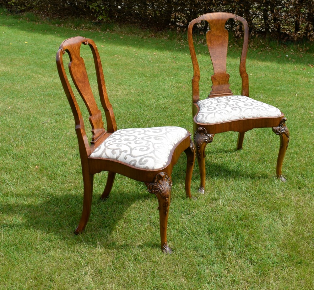 Pair of Quality Walnut Chairs View XIII