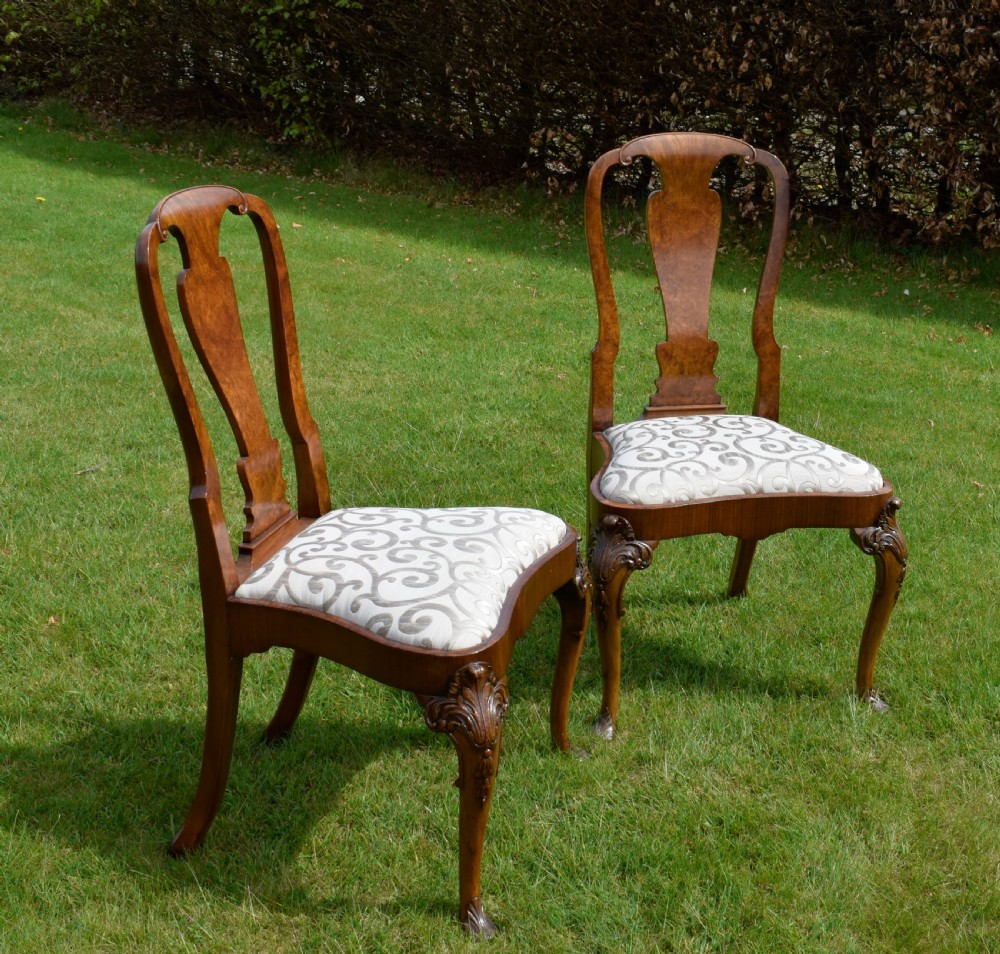 Pair of Quality Walnut Chairs View XVI