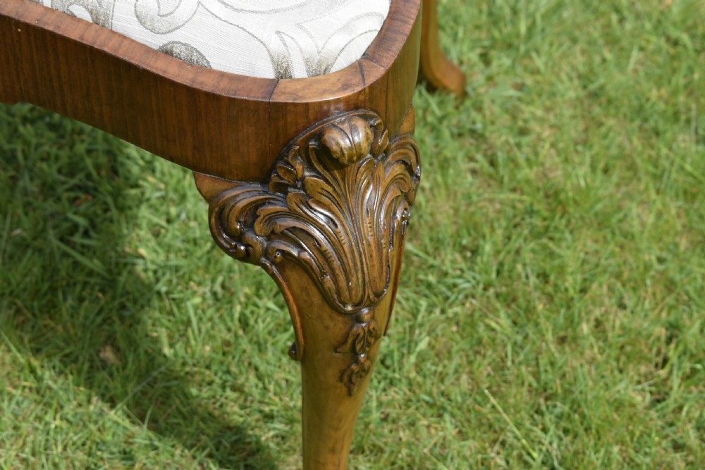 Pair of Quality Walnut Chairs View XXIII