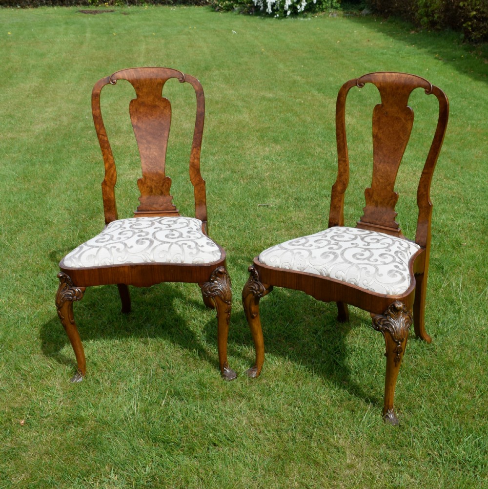 Pair of Quality Walnut Chairs View XXV