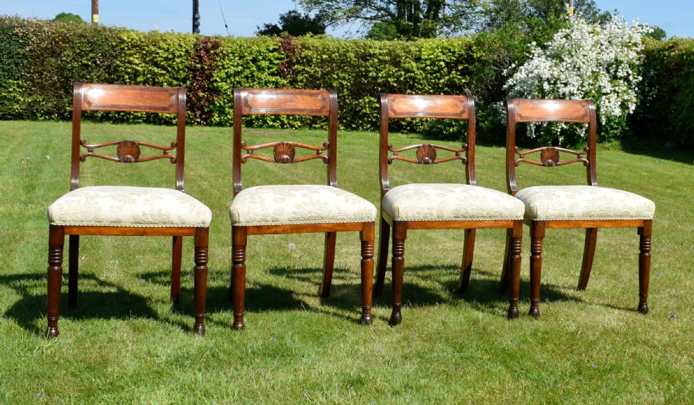 4 Regency Dining Chairs View III