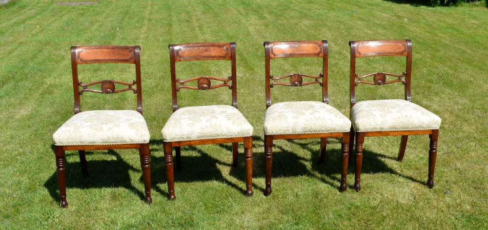 4 Regency Dining Chairs View V