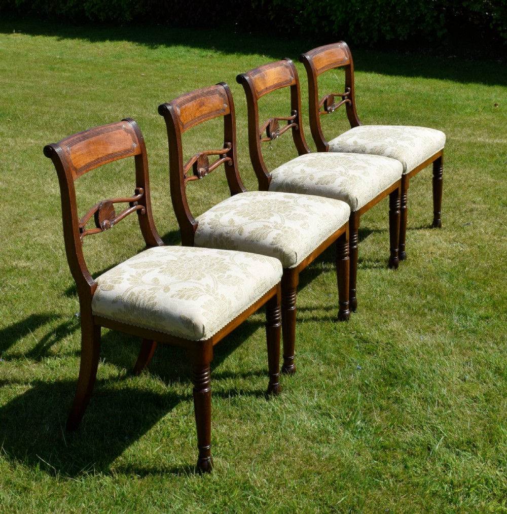 4 Regency Dining Chairs View VI