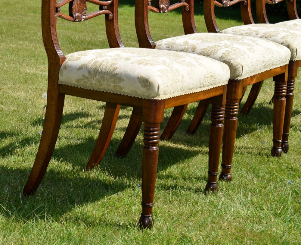 4 Regency Dining Chairs View XI