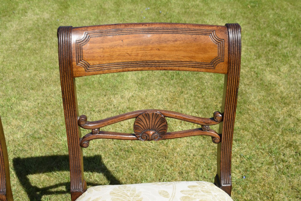 4 Regency Dining Chairs View XVI