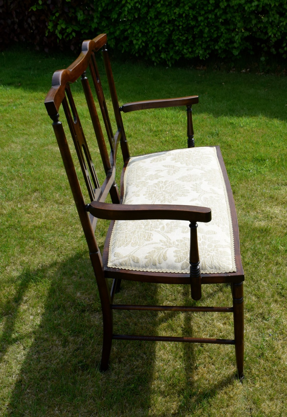 Edwardian  Settee, Couch, Window Seat View VIII