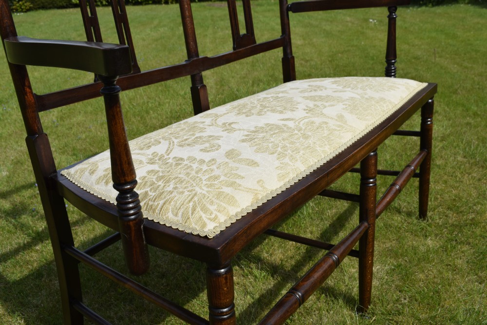Edwardian  Settee, Couch, Window Seat View XI