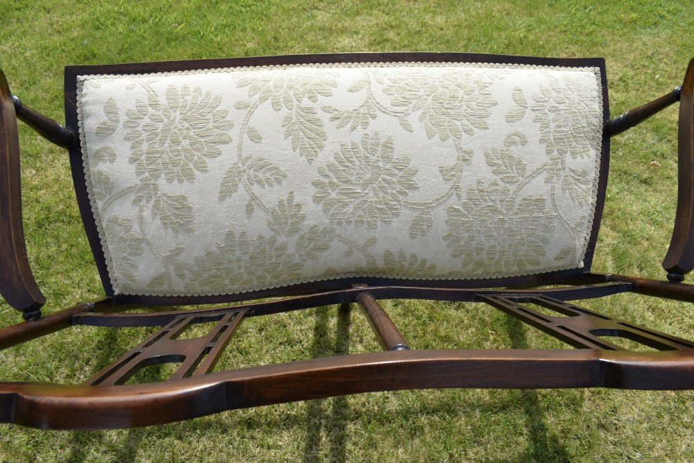 Edwardian  Settee, Couch, Window Seat View XIV