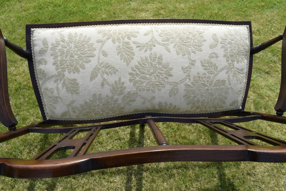 Edwardian  Settee, Couch, Window Seat View XV