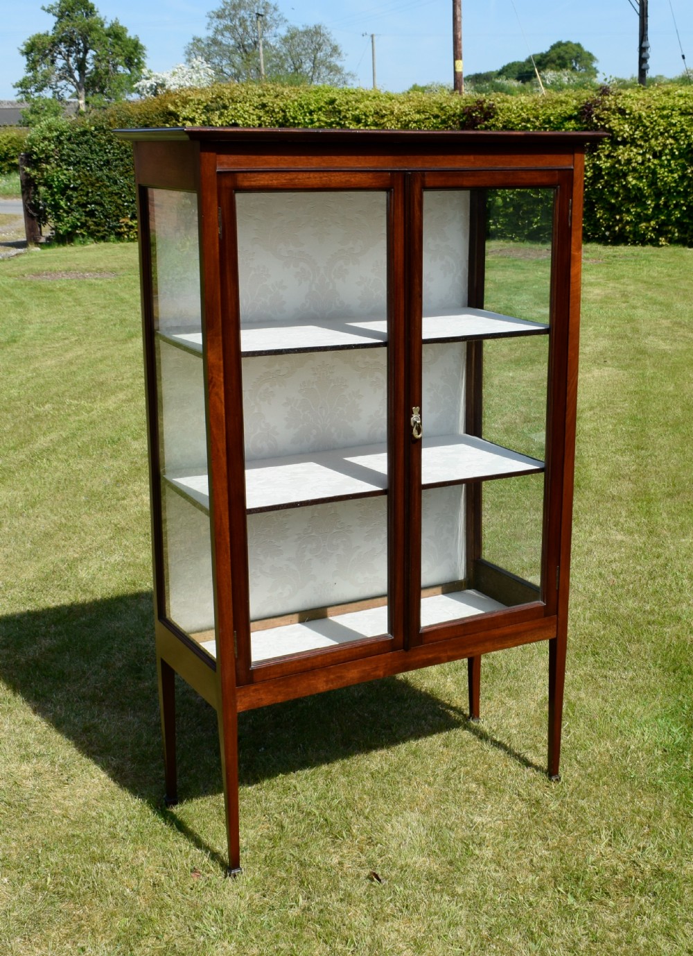 Edwardian Mahogany Display Cabinet  View II