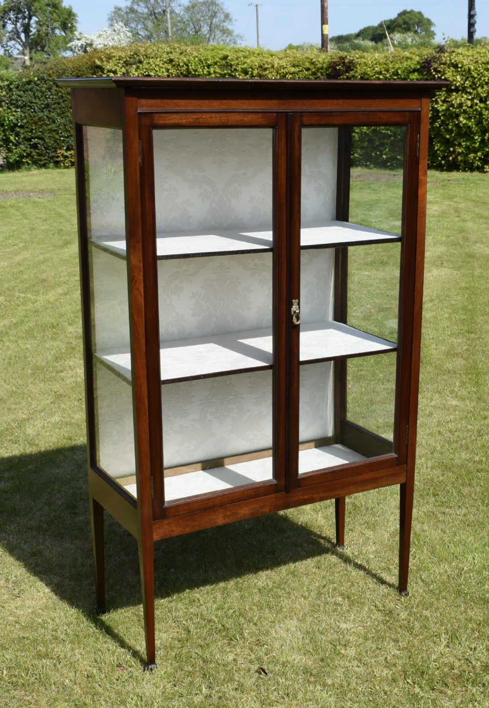 Edwardian Mahogany Display Cabinet  View III