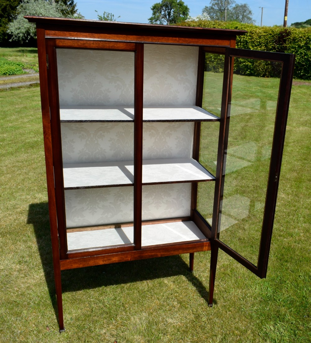 Edwardian Mahogany Display Cabinet  View XX