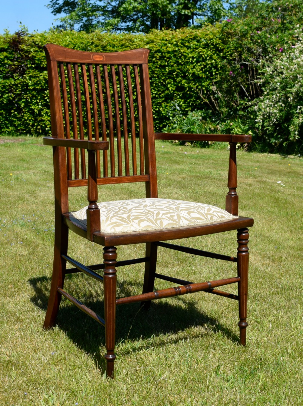 Edwardian Inlaid Armchair View VII