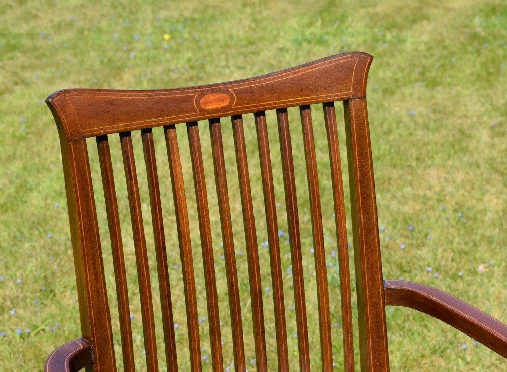 Edwardian Inlaid Armchair View IX