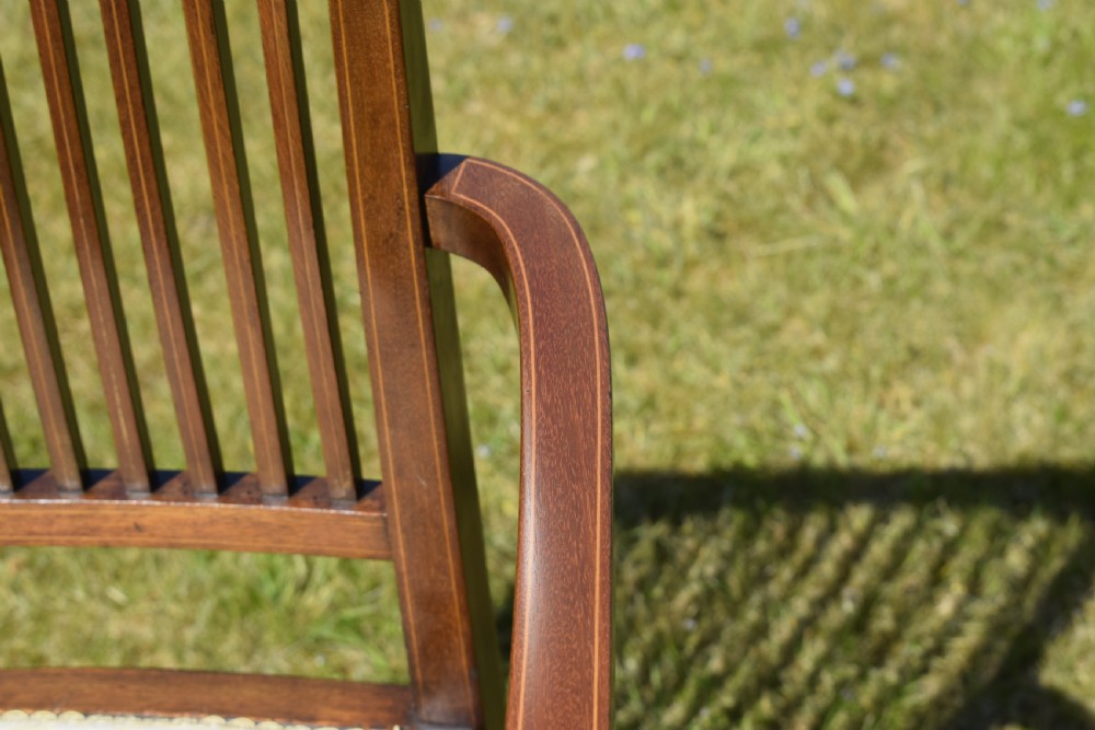 Edwardian Inlaid Armchair View XII