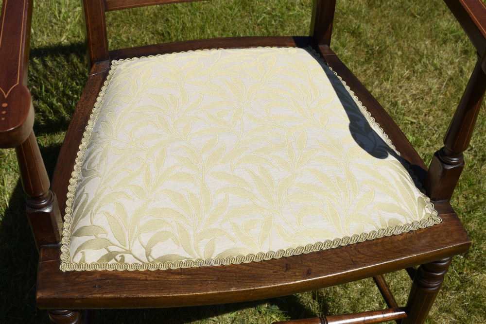 Edwardian Inlaid Armchair View XV