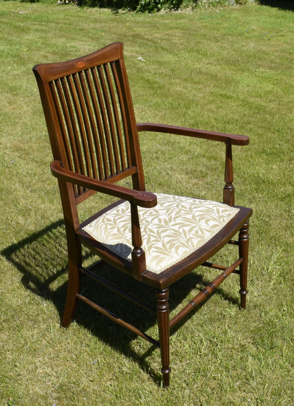 Edwardian Inlaid Armchair View XVI
