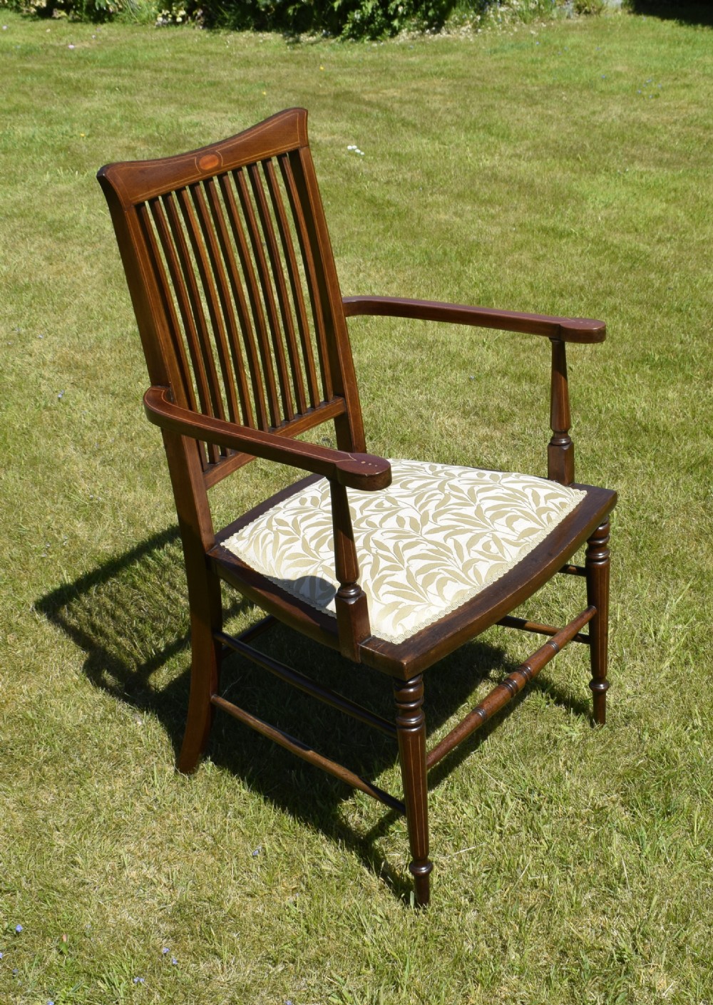 Edwardian Inlaid Armchair View XVII