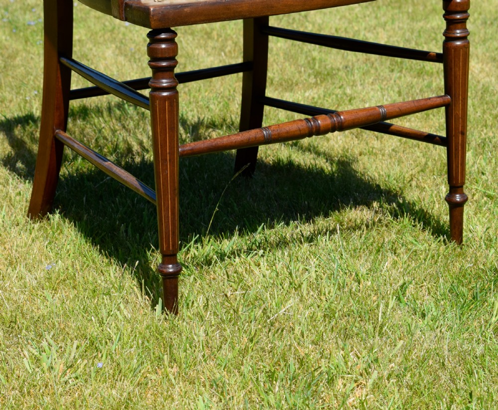 Edwardian Inlaid Armchair View XIX