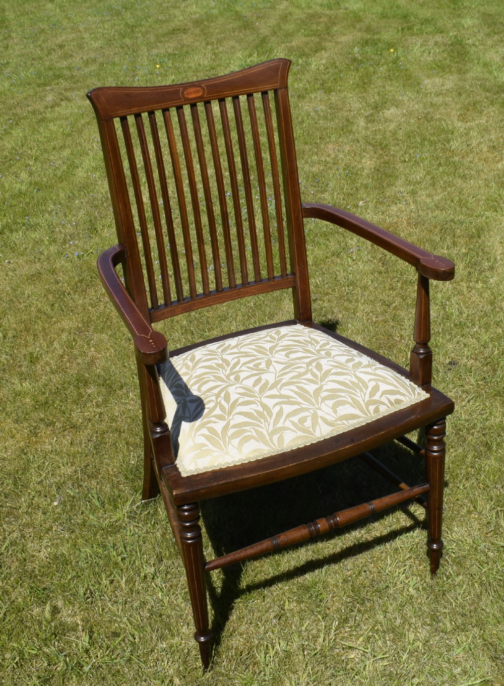 Edwardian Inlaid Armchair View XX