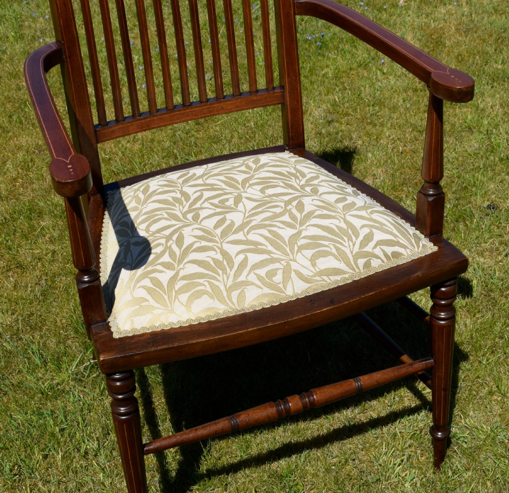 Edwardian Inlaid Armchair View XXII