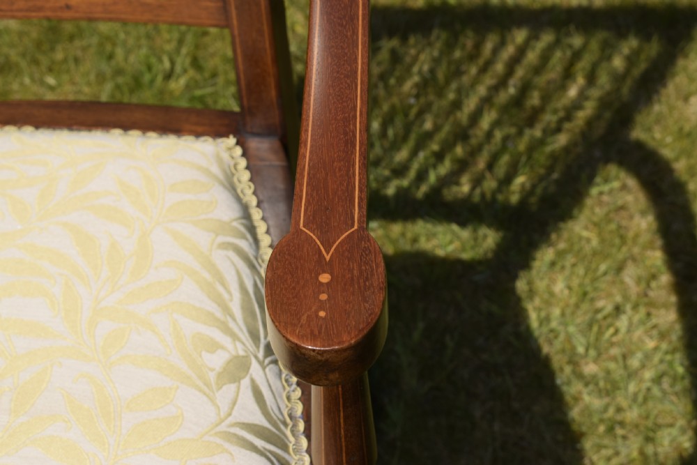 Edwardian Inlaid Armchair View XXIII