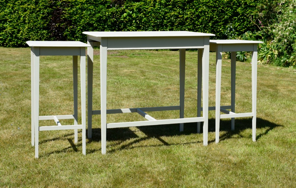 Arts & Crafts Nest of 3 Tables View V