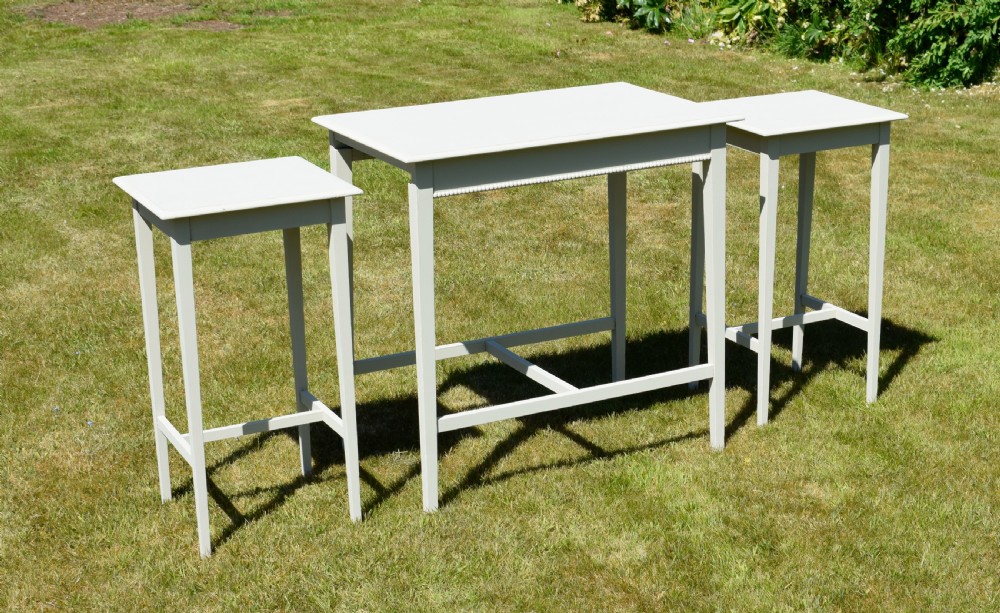 Arts & Crafts Nest of 3 Tables View XIII