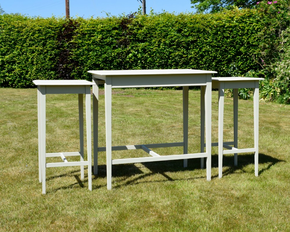 Arts & Crafts Nest of 3 Tables View XVI