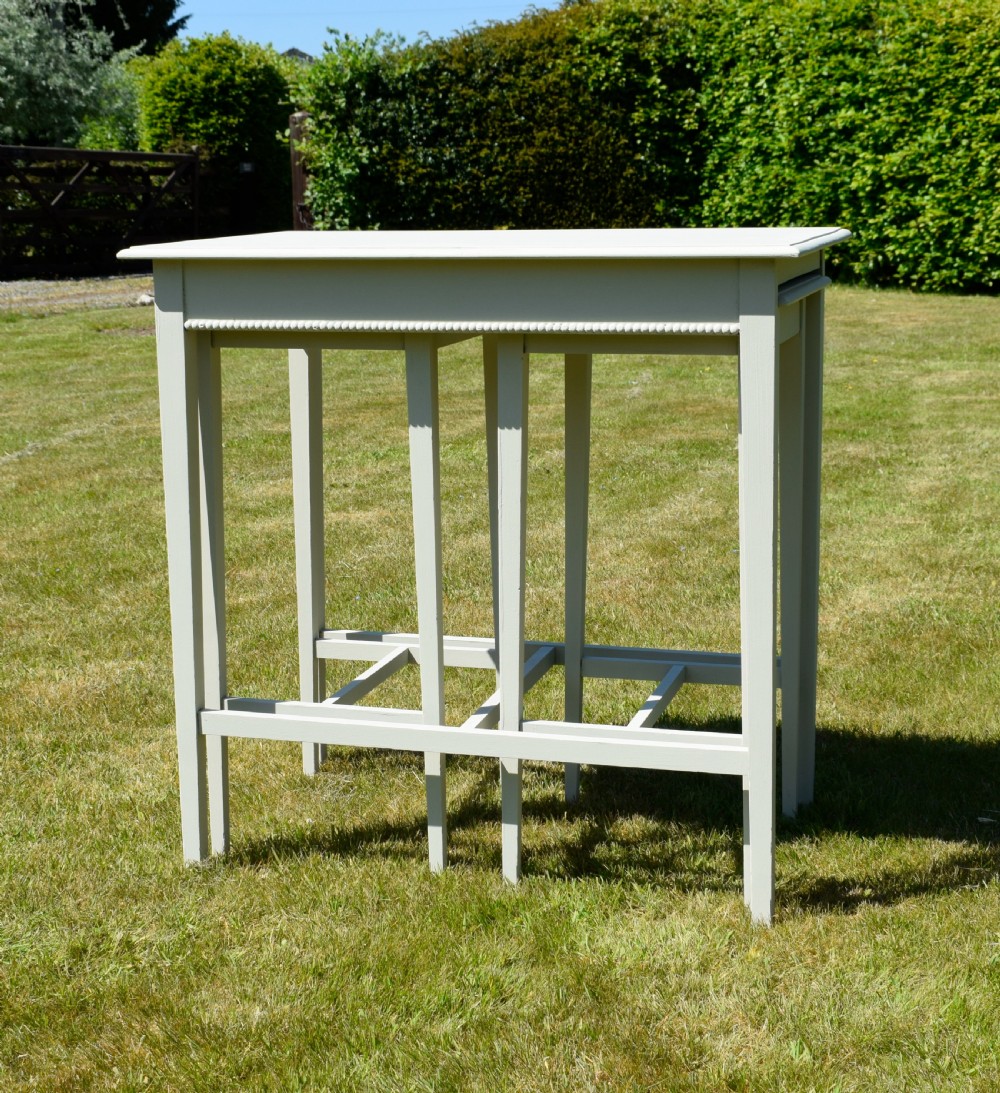 Arts & Crafts Nest of 3 Tables View XIX