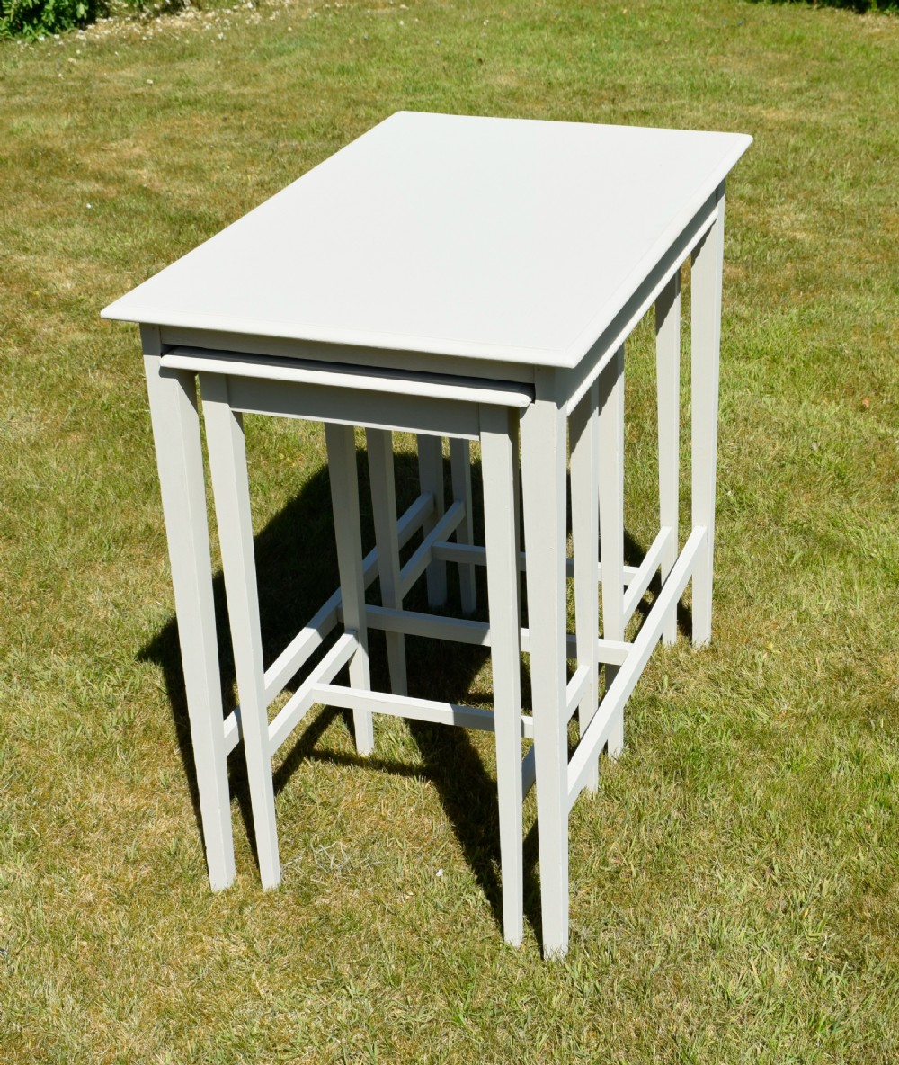 Arts & Crafts Nest of 3 Tables View XX