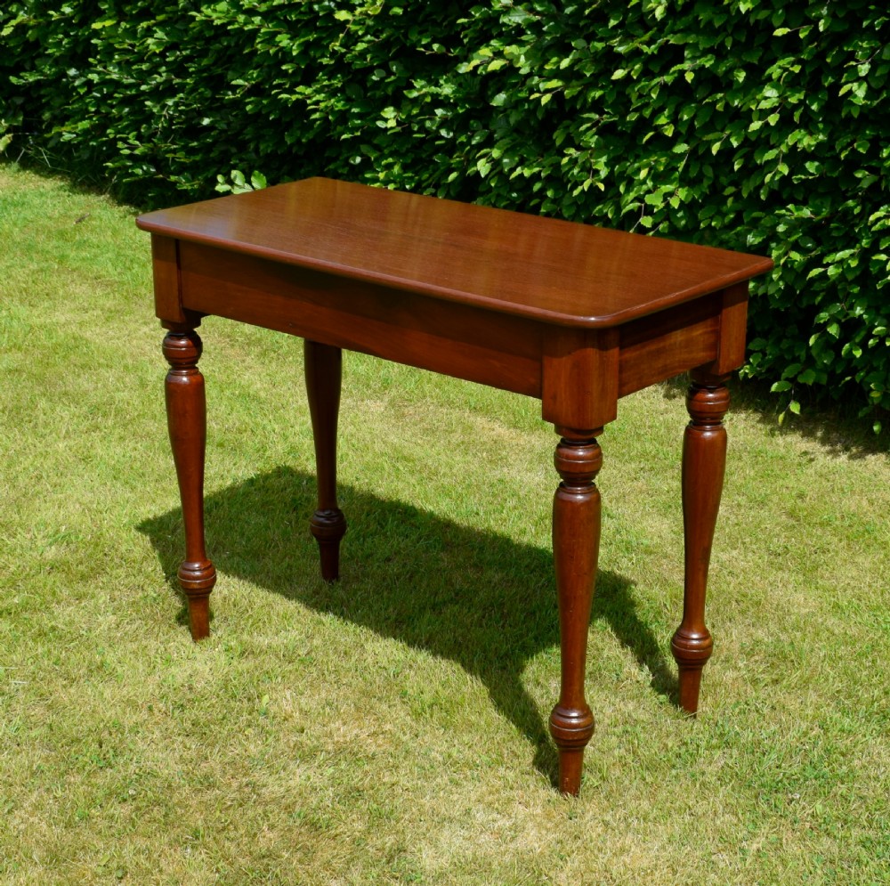 Victorian Mahogany Console Table View IX