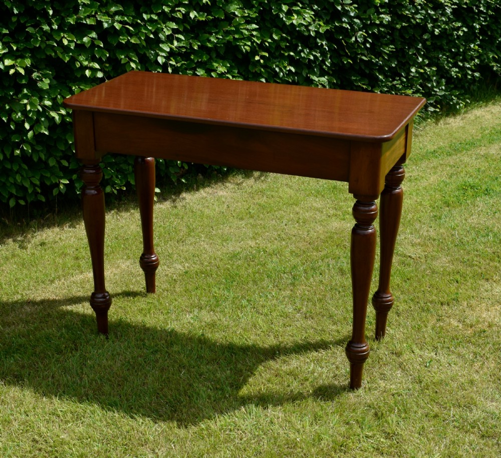 Victorian Mahogany Console Table View XI