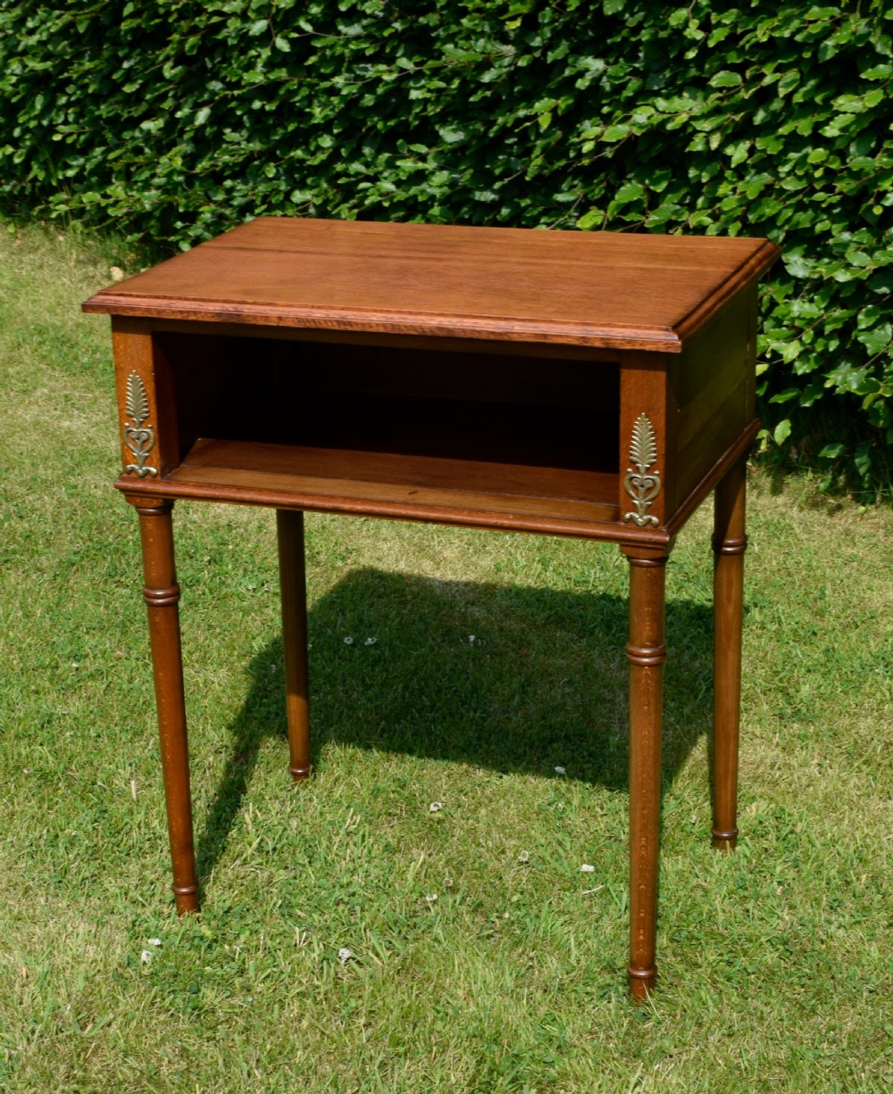 Early 20th Century French Bedside Table / Night Stand