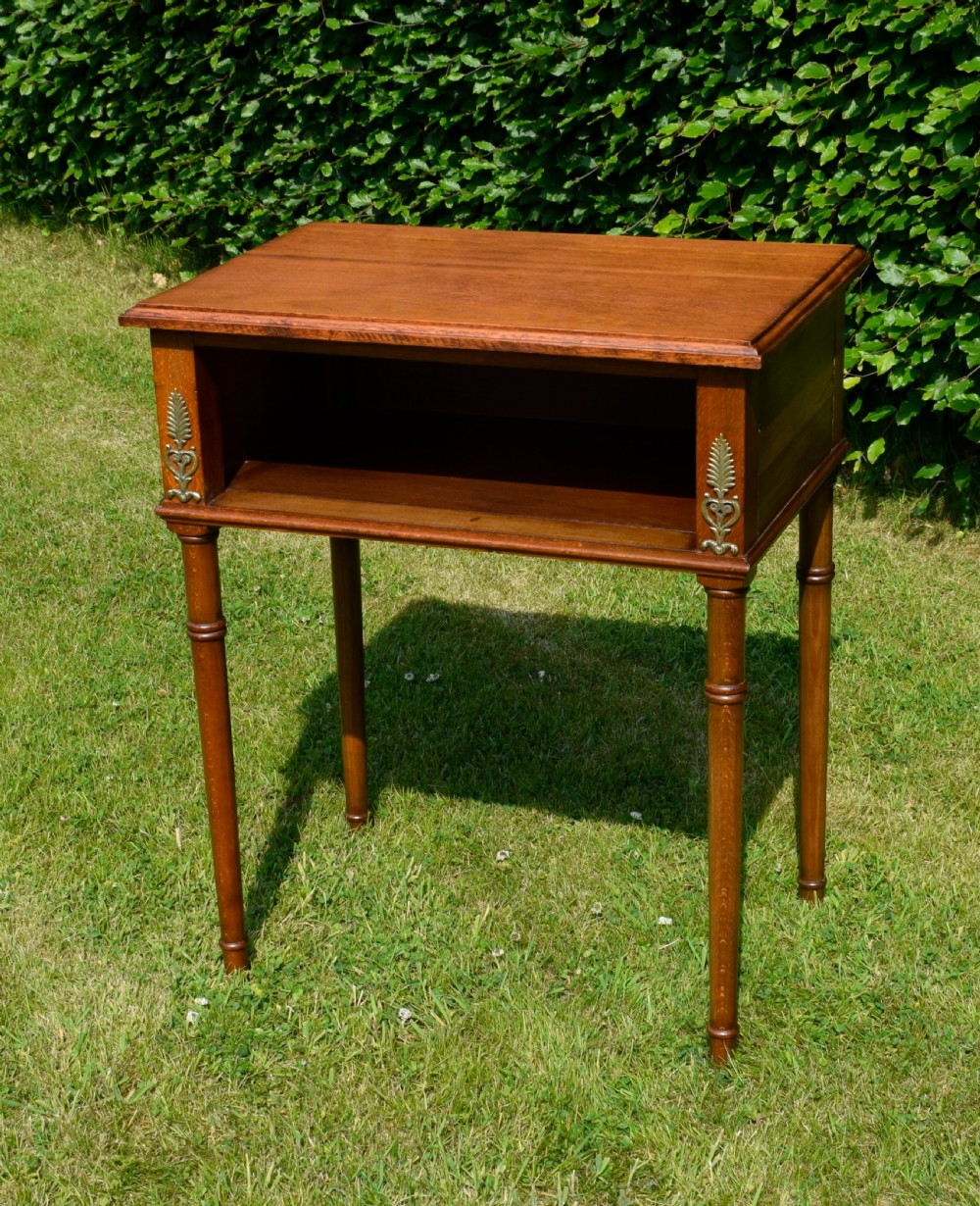 Early 20th Century French Bedside Table / Night Stand View VIII