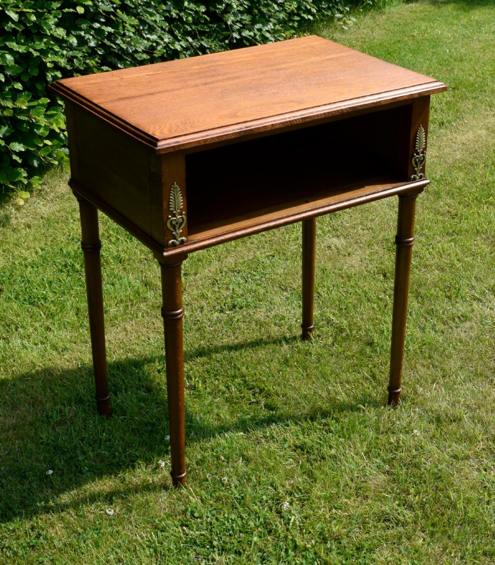 Early 20th Century French Bedside Table / Night Stand View XI