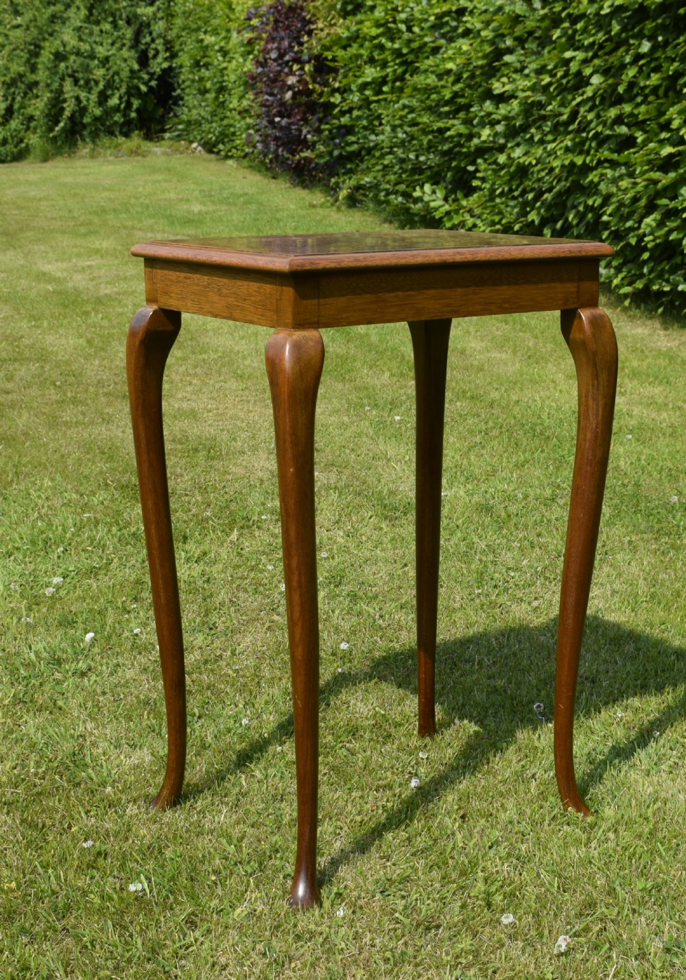 Early 20th Century Burr Walnut Lamp Table View XIII