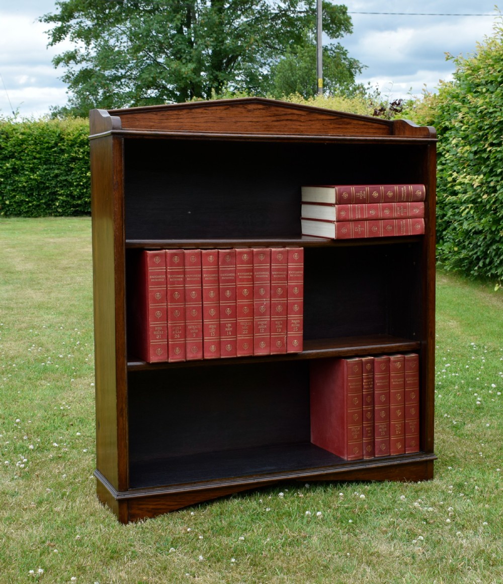 Early 20th Century Oak Bookcase View VIII
