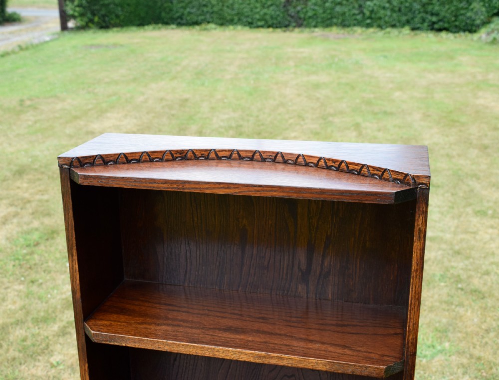 Oak Art Deco Bookcase View V