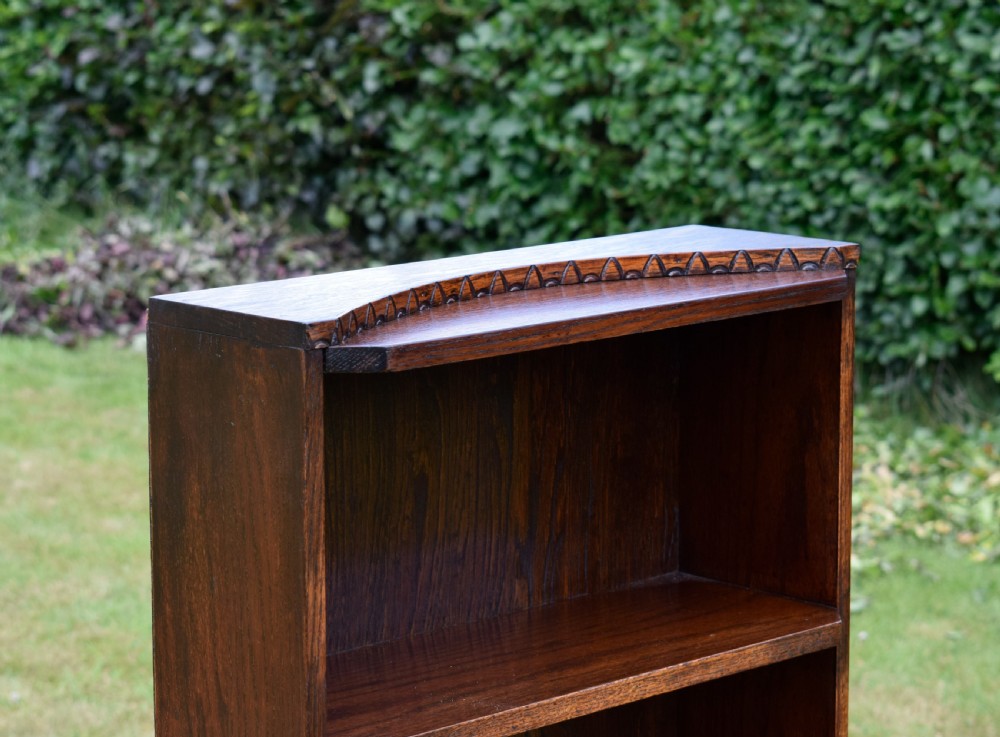 Oak Art Deco Bookcase View XI