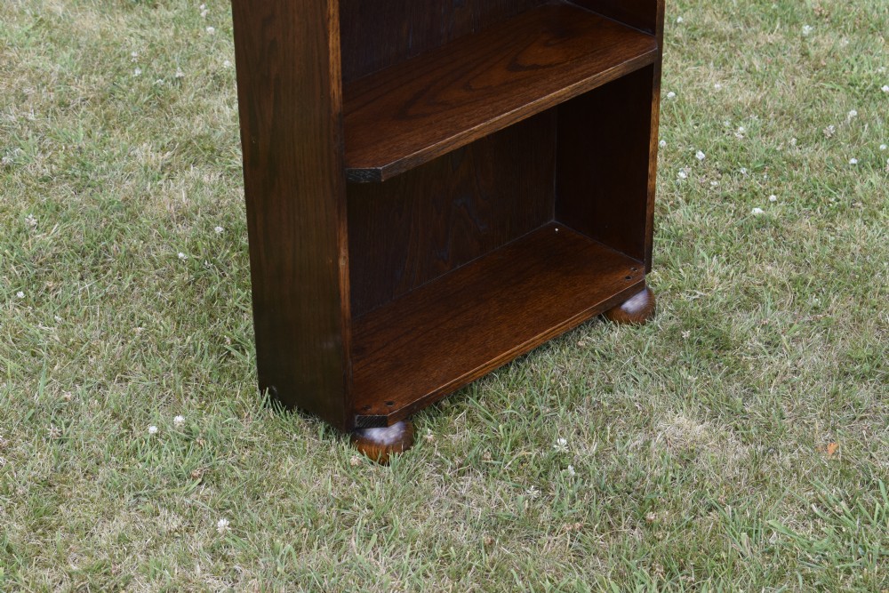 Oak Art Deco Bookcase View XII
