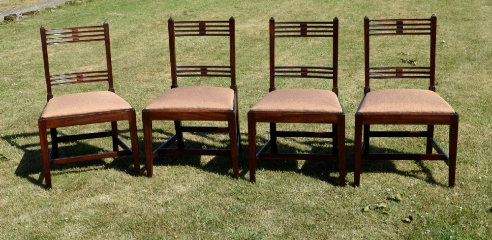 Set of 4 Aesthetic Movement Dining Chairs