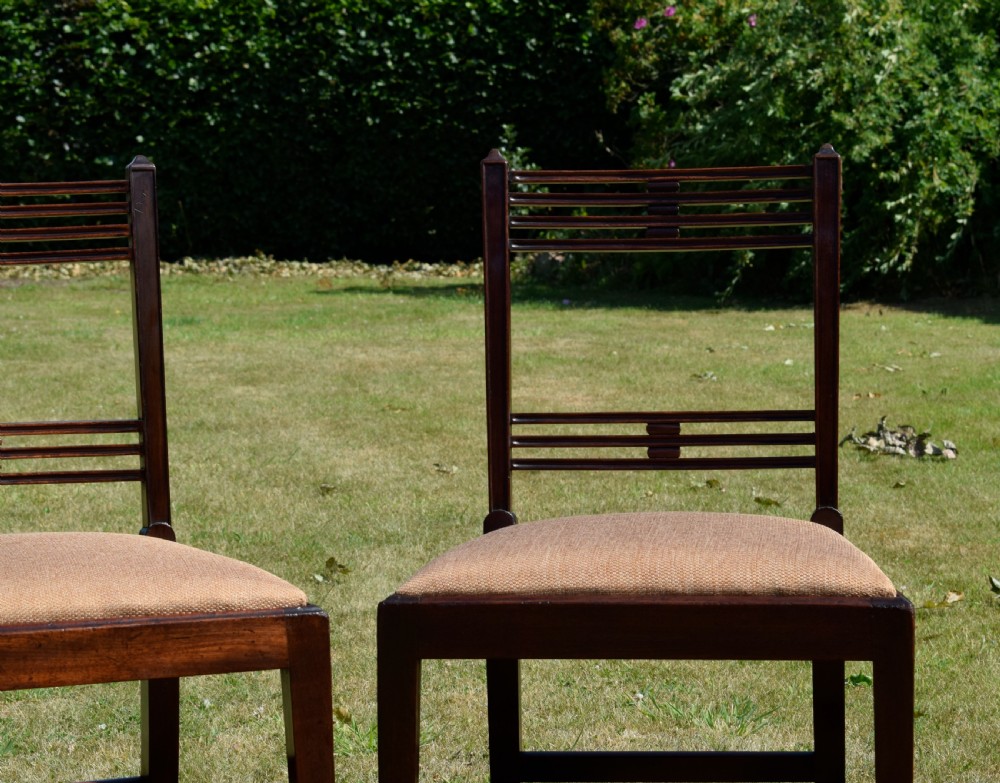 Set of 4 Aesthetic Movement Dining Chairs View IV
