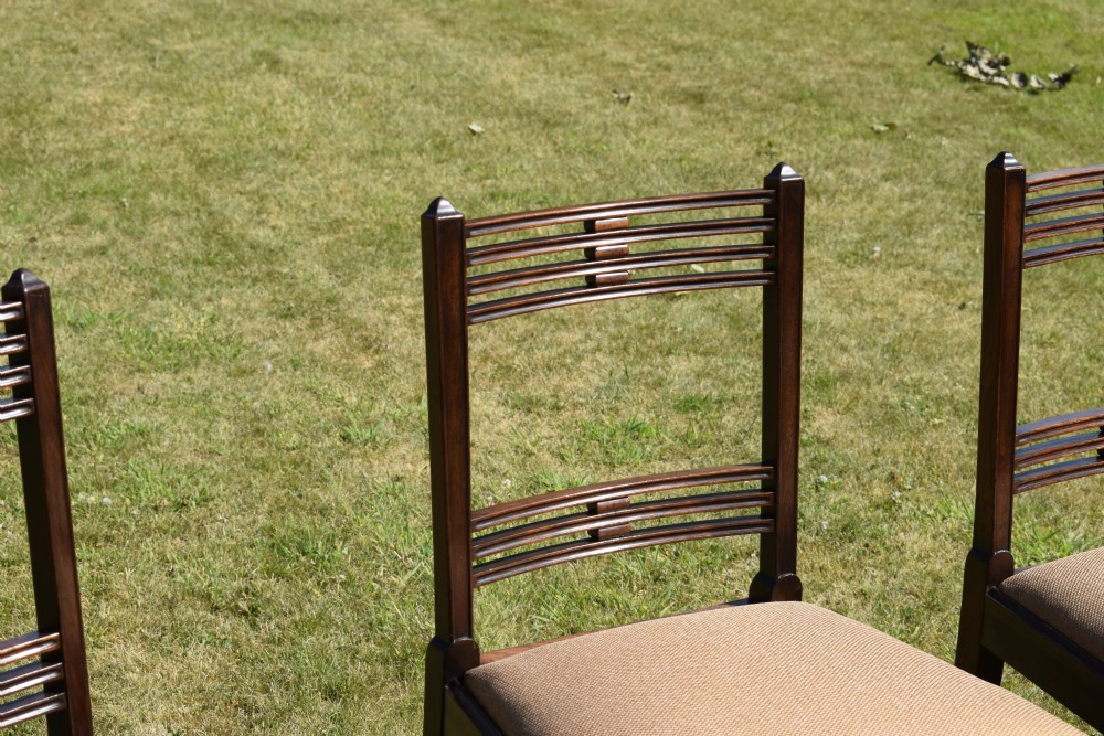 Set of 4 Aesthetic Movement Dining Chairs View VII
