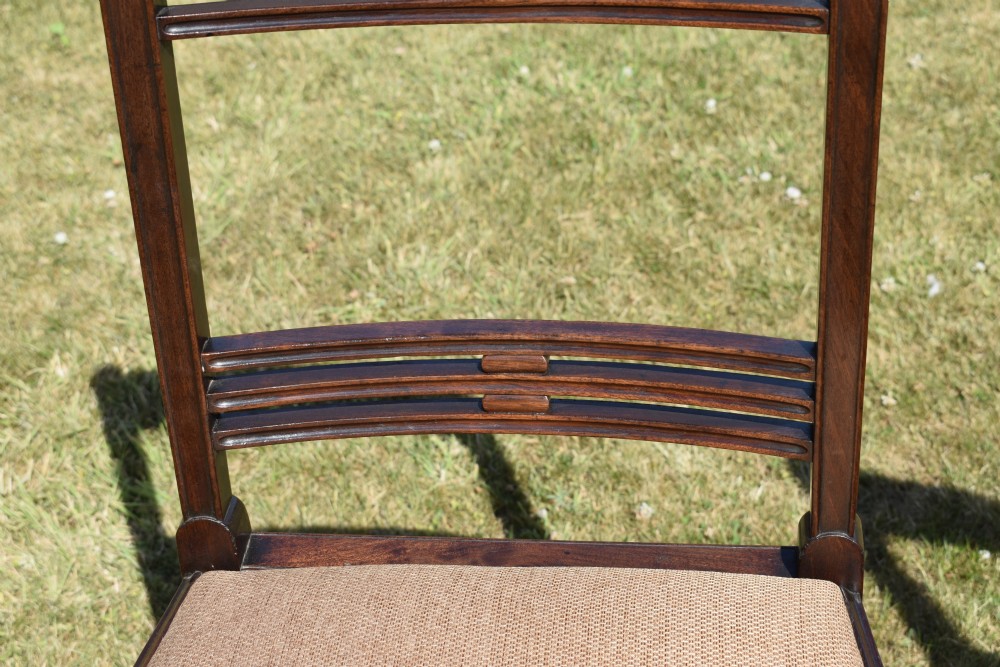 Set of 4 Aesthetic Movement Dining Chairs View X