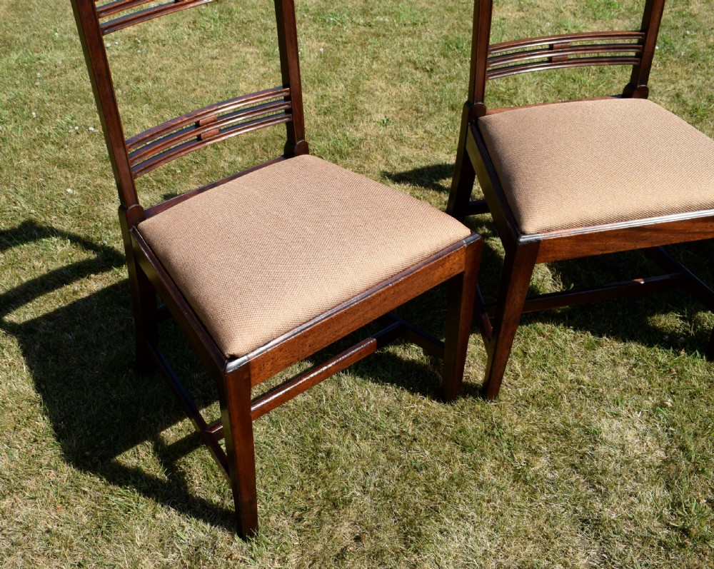 Set of 4 Aesthetic Movement Dining Chairs View XI
