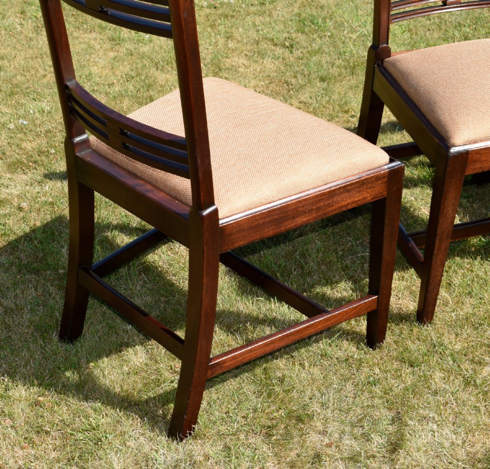 Set of 4 Aesthetic Movement Dining Chairs View XIV