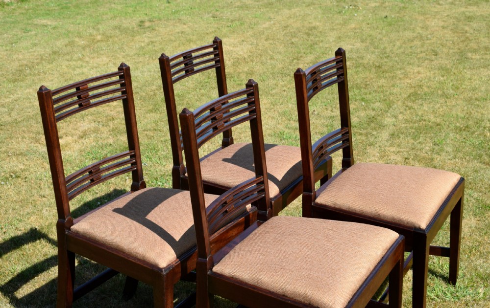 Set of 4 Aesthetic Movement Dining Chairs View XVI