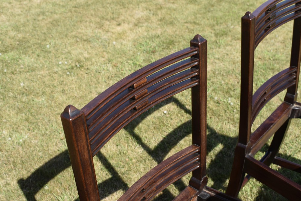 Set of 4 Aesthetic Movement Dining Chairs View XIX
