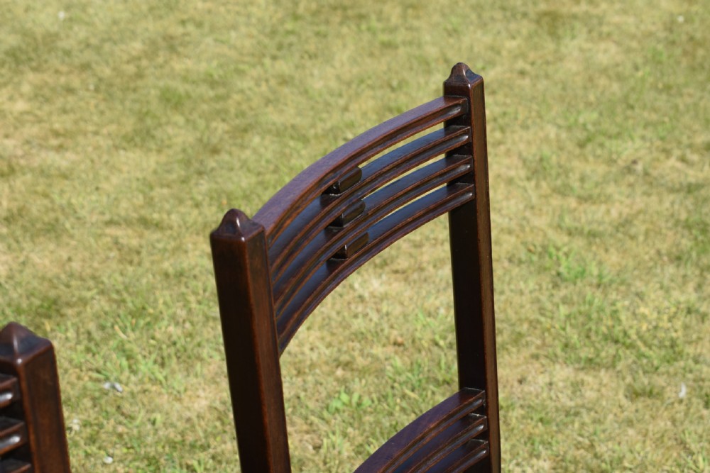 Set of 4 Aesthetic Movement Dining Chairs View XX